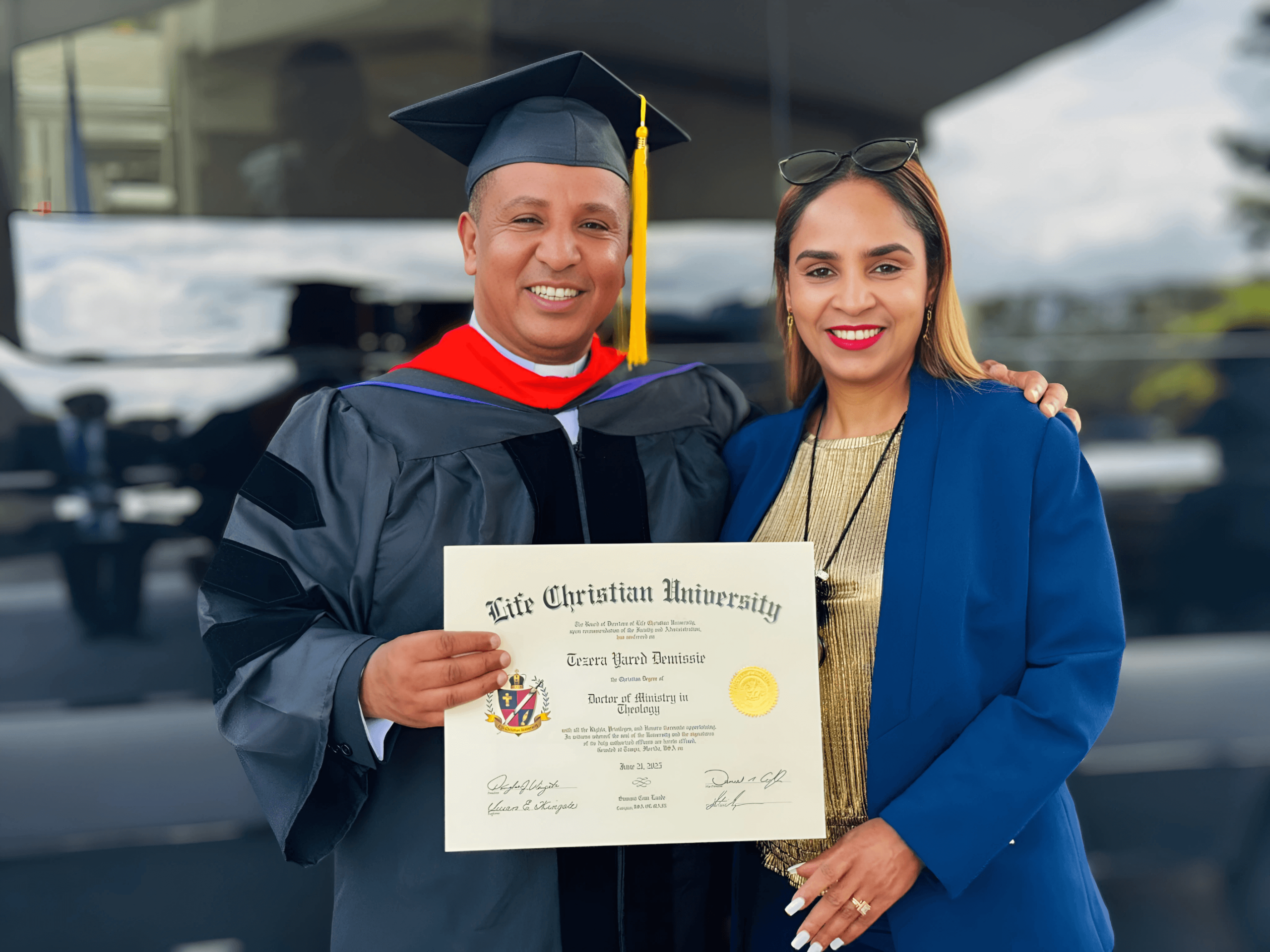 Tezera Yared Graduation Image